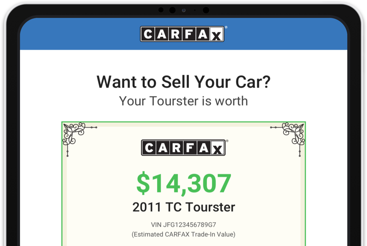 Sell My Car sample offer